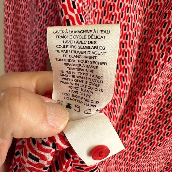 Carlina Bell Long Sleeve Blouse Size‎ X-Small - Picture 9 of 9